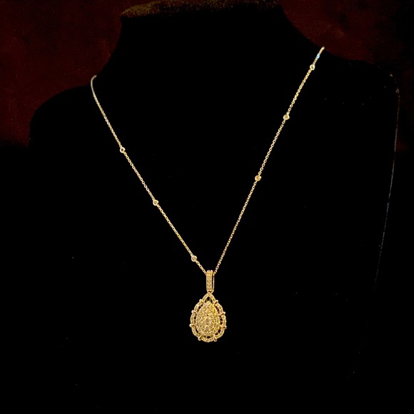 Neil Lane 1 Cwt Pear Pendant - Picture 1 of 1